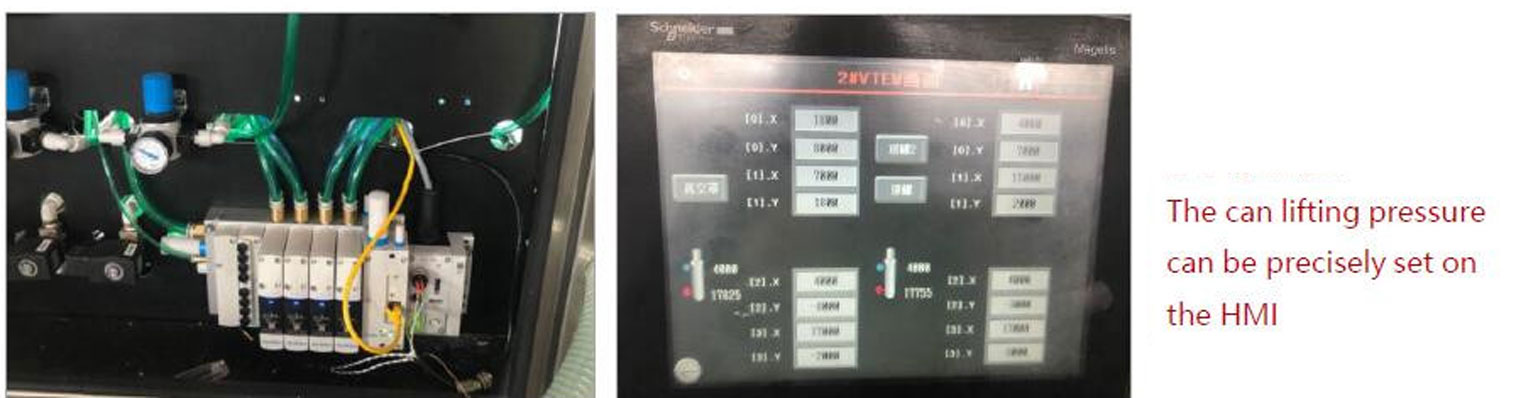 Pengisian Nitrogen Penyedot Debu Sepenuhnya Otomatis dan Can0014